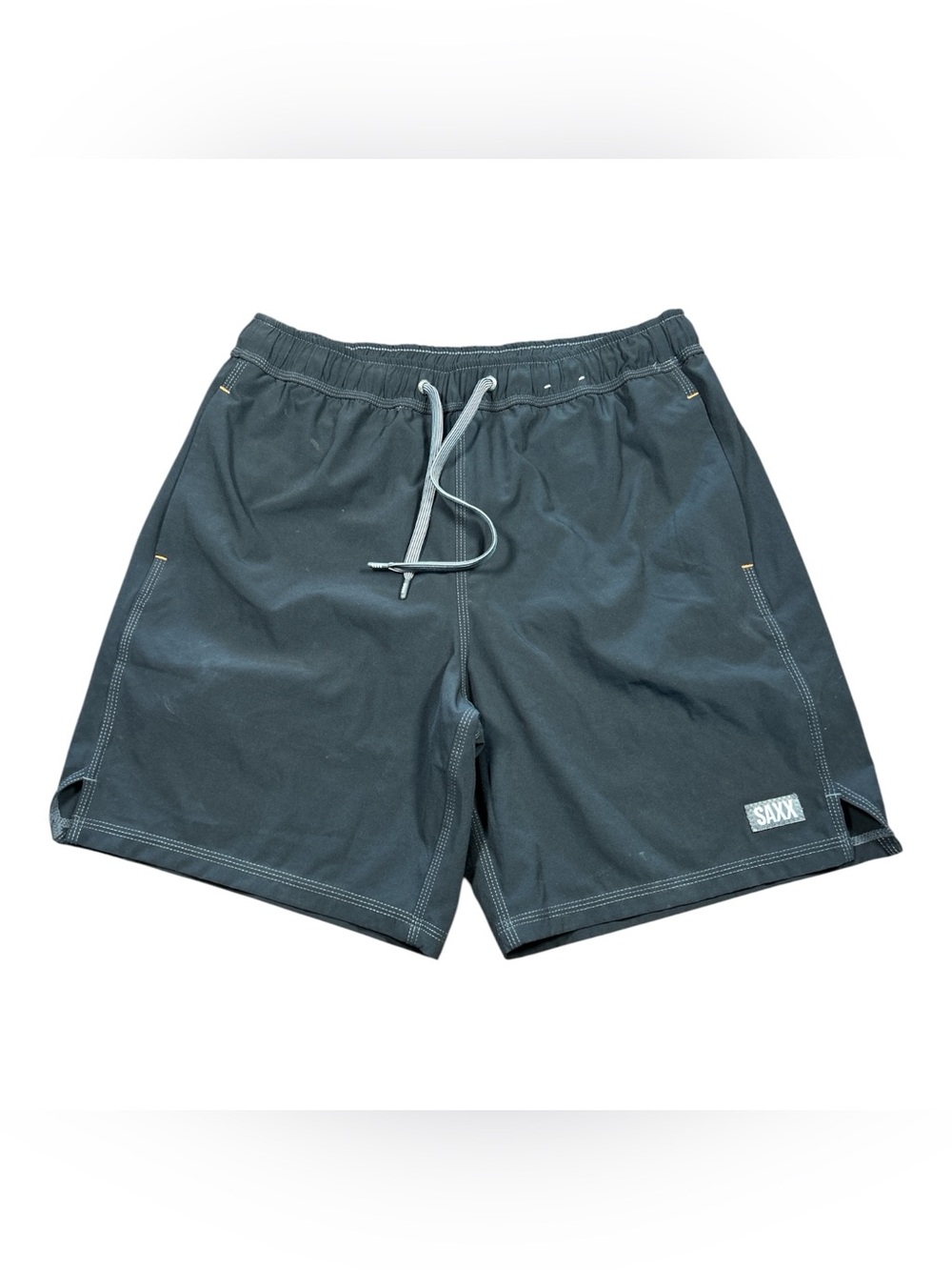 SAXX OH BUOY Size Medium Men’s Swim Trunks EUC Black